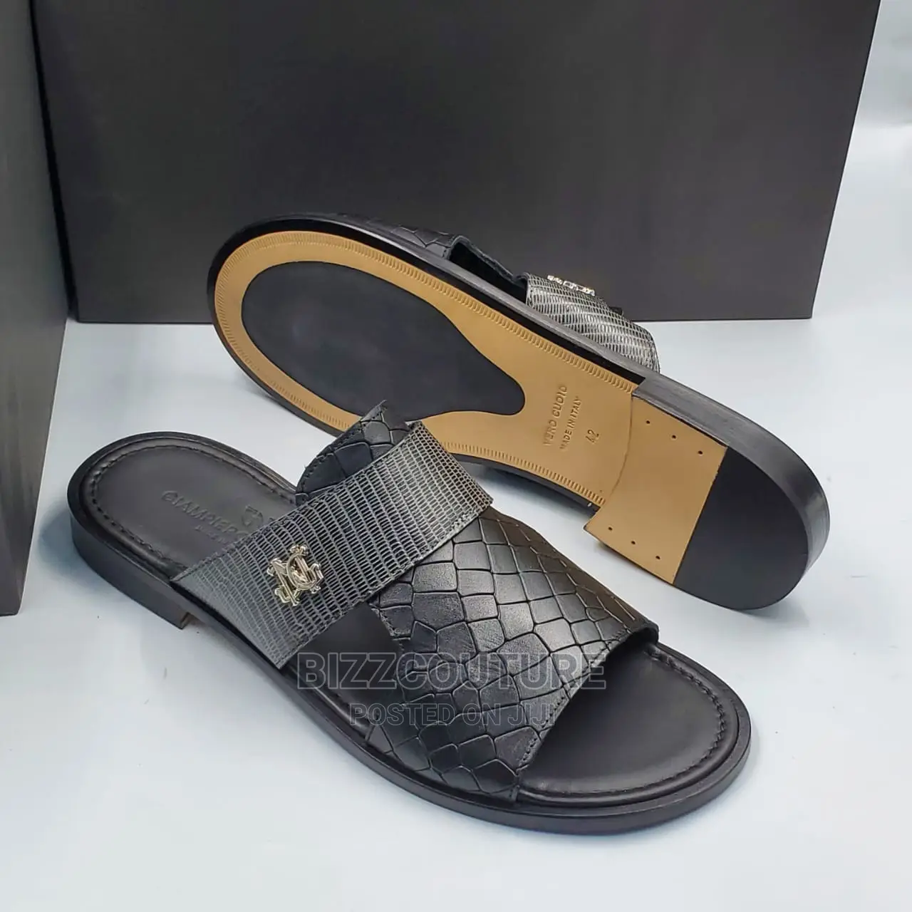 Original Italian GIANPIERONICOLA Slippers Available Instore