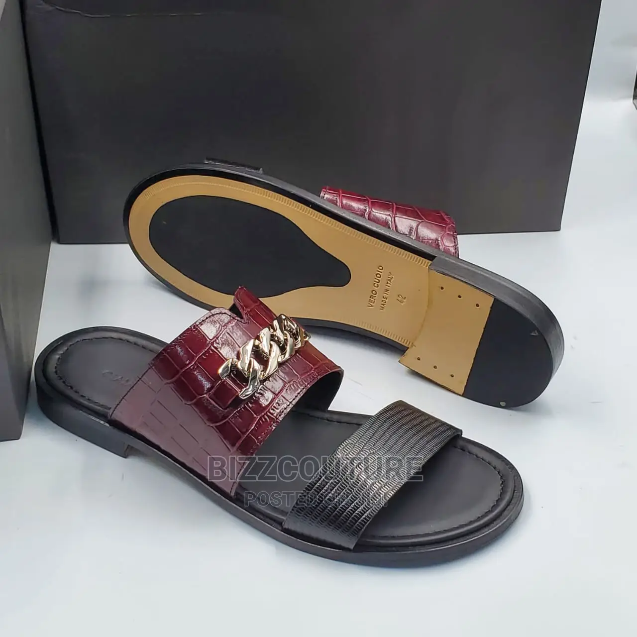 Original Italian GIANPIERONICOLA Slippers Available Instore