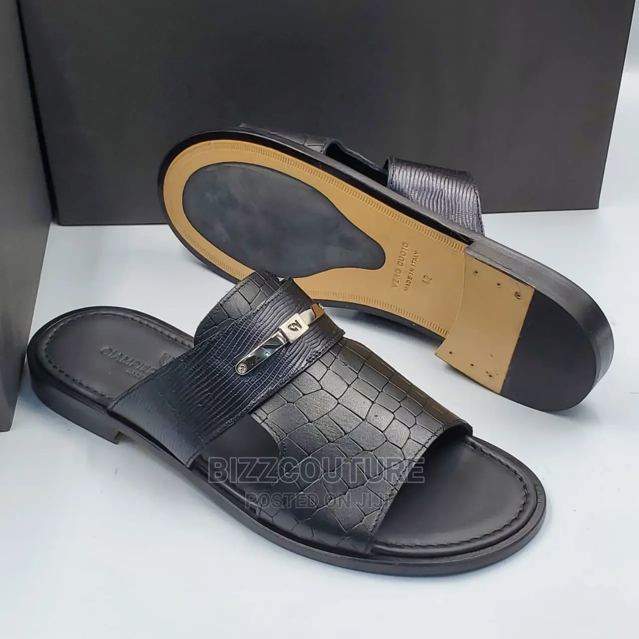 Original Italian GIANPIERONICOLA Slippers Available Instore