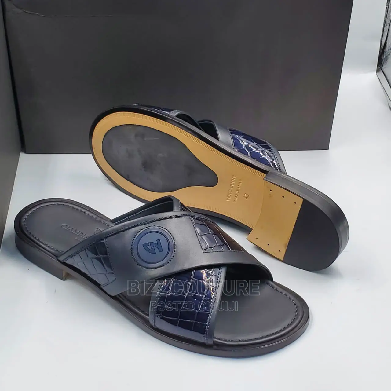 Original Italian GIANPIERONICOLA Slippers Available Instore