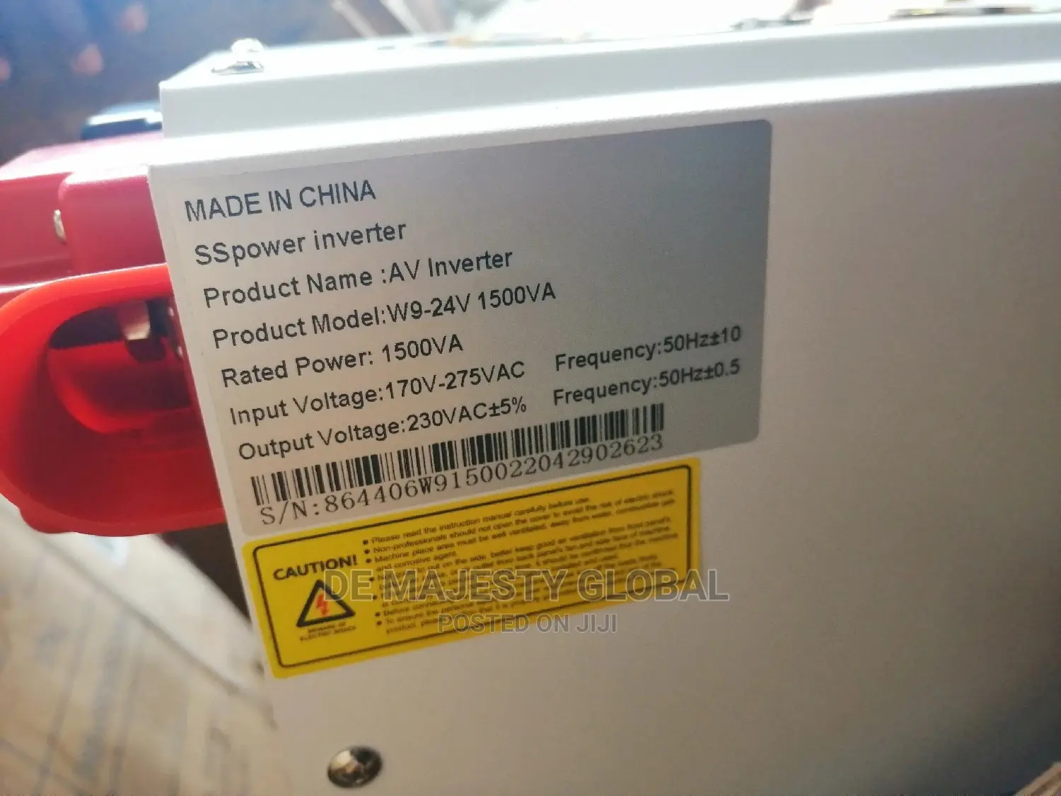 1.5kva 24V Pure Sine Wave Ss Power Inverter