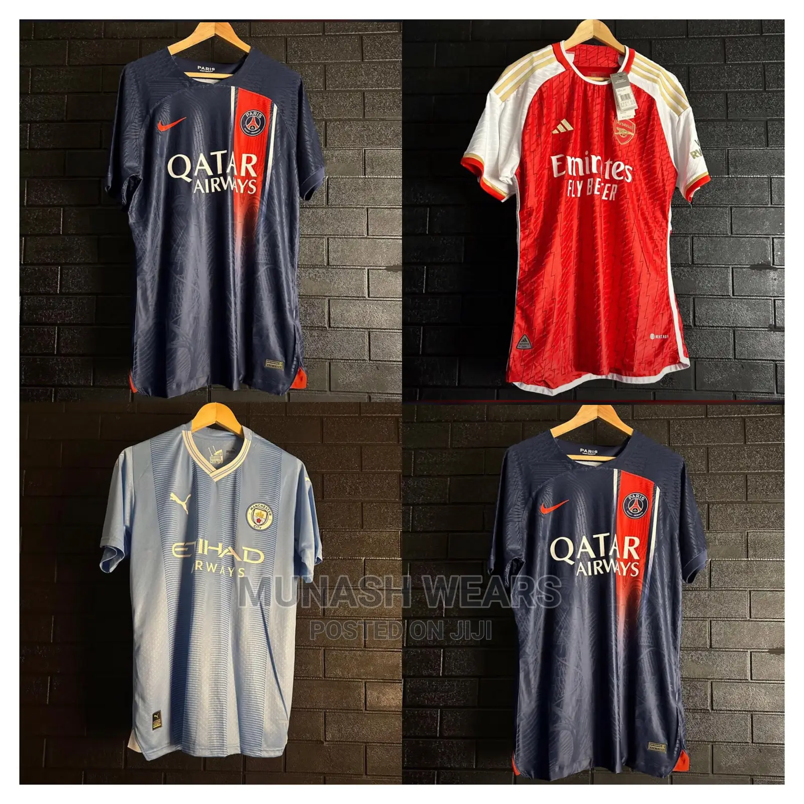 All Club's Original Jerseys Available
