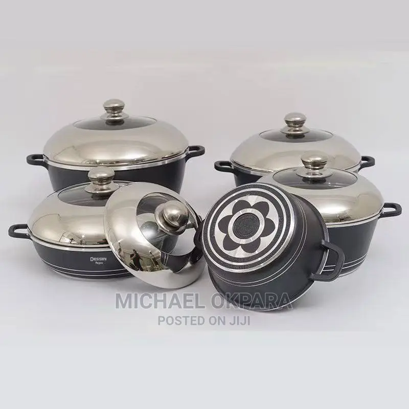10 Pieces Die Cast Non Stick Pots