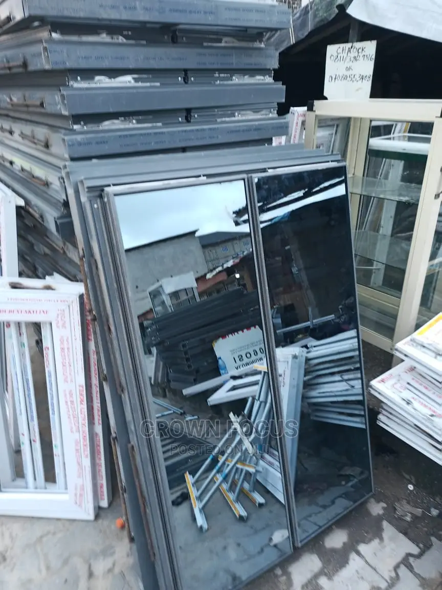 Frameless Aluminum Windows With Burglary and Net