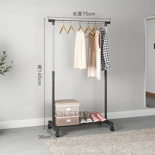 Double Pole Clothes Hanger Extendable