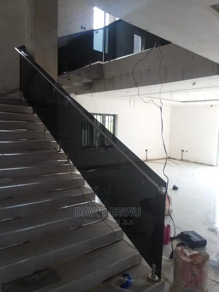 Grey Tinted Glass Rail