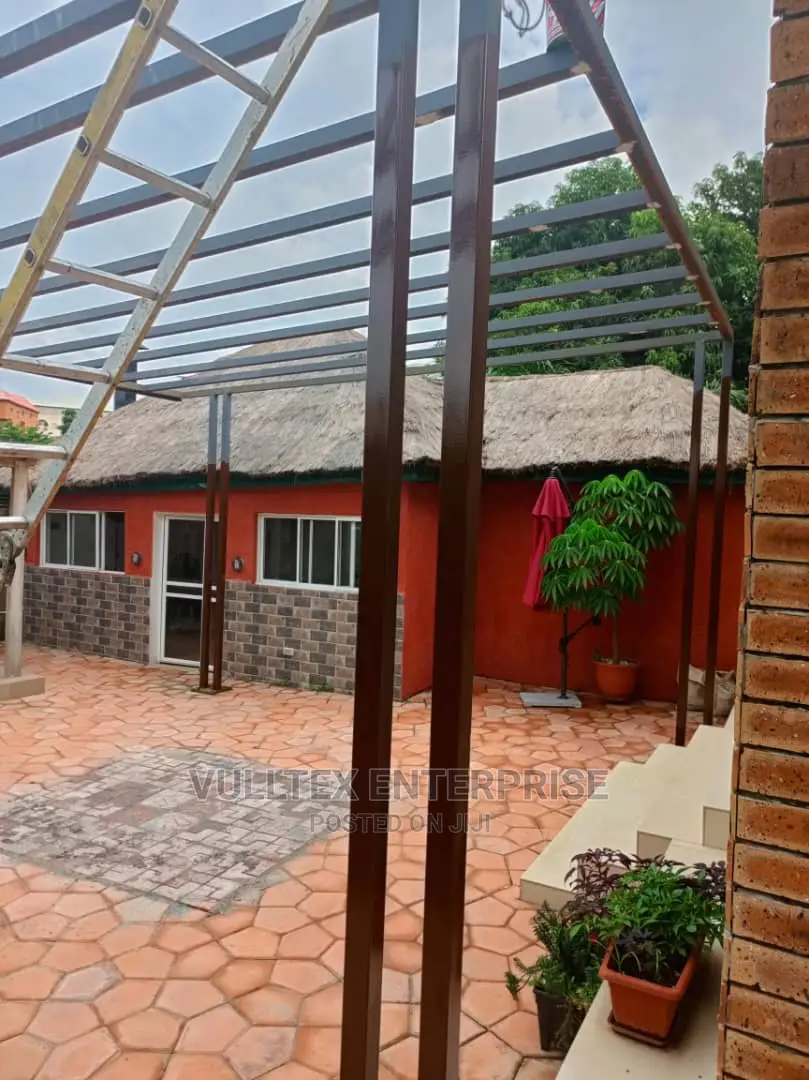 Pergola With Fibre Glass Roof