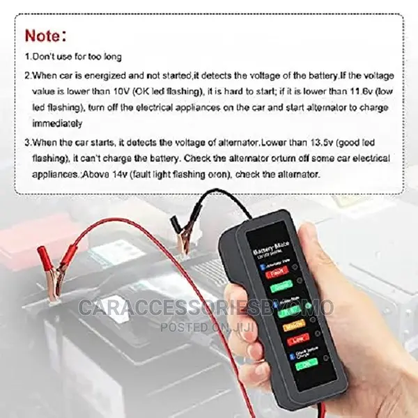 12v Car Battery Mate Tester Automotive Battery Analyzer