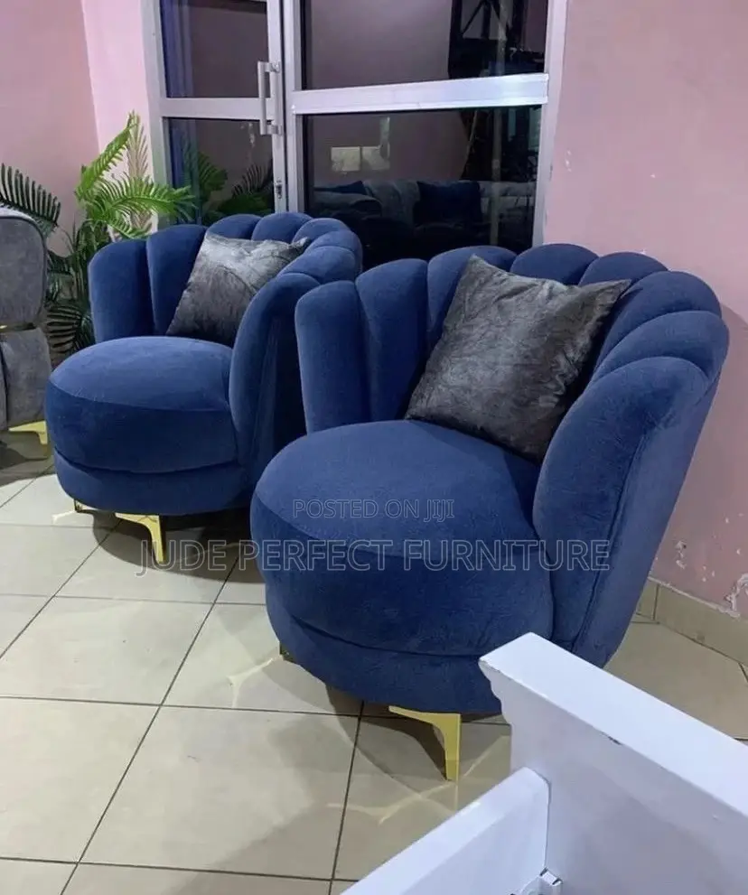 High Quality 7 Seater Living Room Fabric Made Sofa Chair.