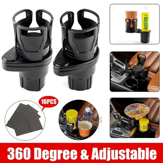 360° Shockproof Cup Holder for Cars