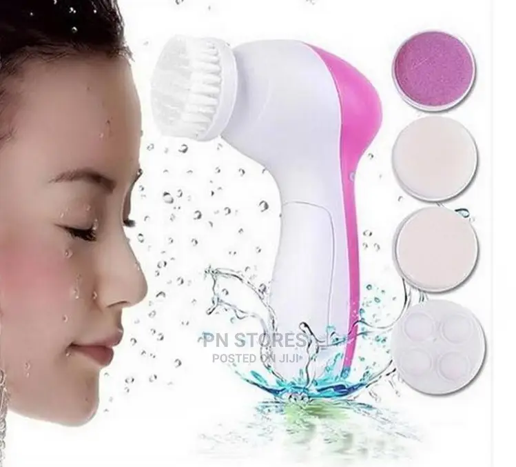 Deep Cleaning 5 in 1 Facial Pore Cleaner Skin Brush Rotating
