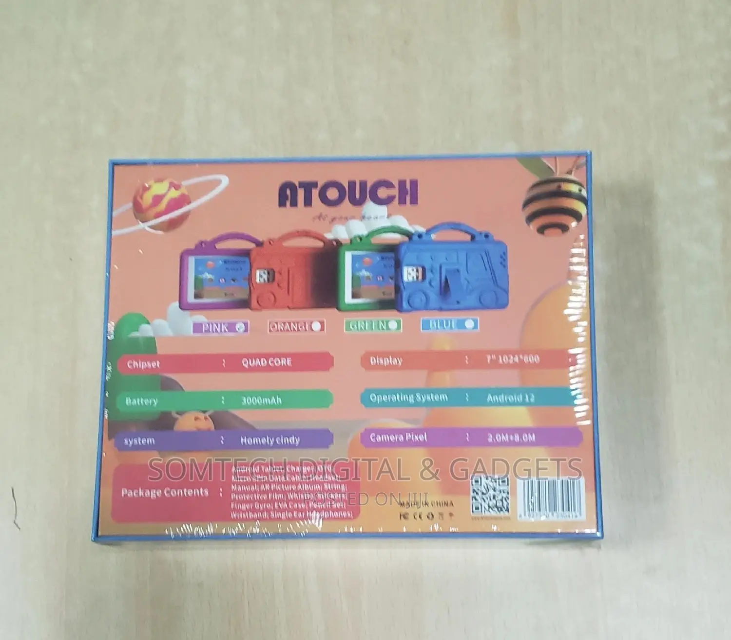 Atouch Kd53 8gb RAM 256gb Rom Children's Educational Tablet