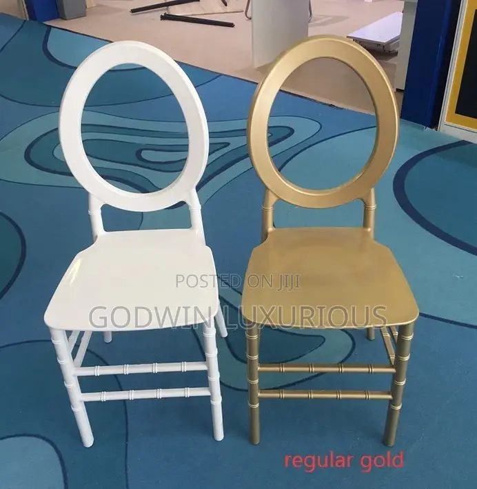 Gold O Back Chair