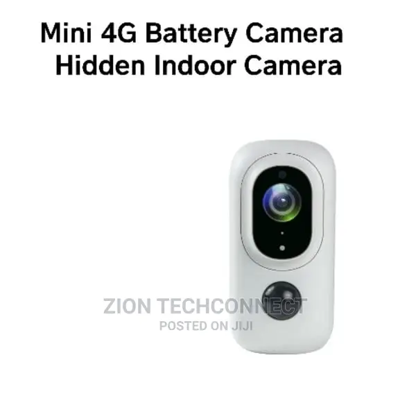Smart 4G SIM Solar/Battery Indoor Camera.
