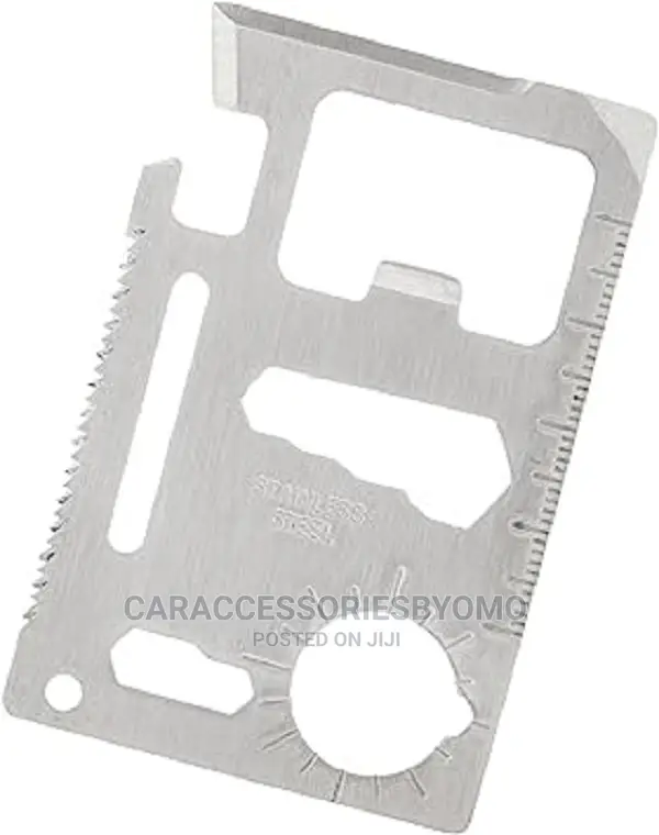 Survival Pocket Tool, 11 Function Credit Card Wallet Sized