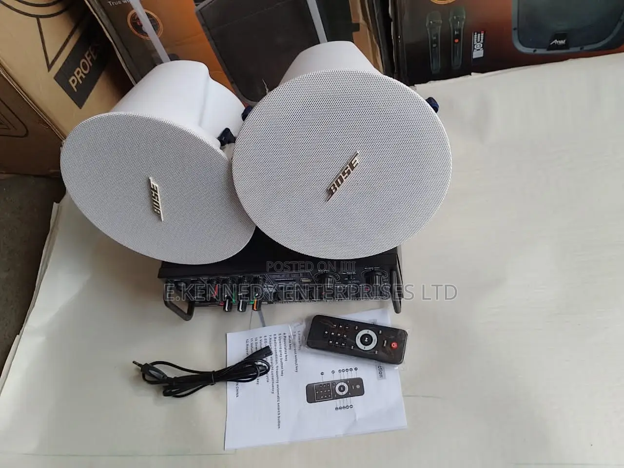 2way Bose Ceiling Speaker/Av-Mp326bt Amplifer