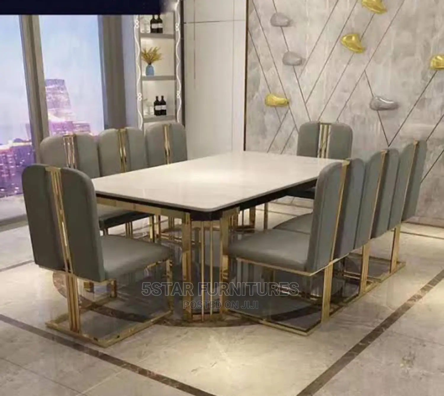 Luxury Set of Marble Dining