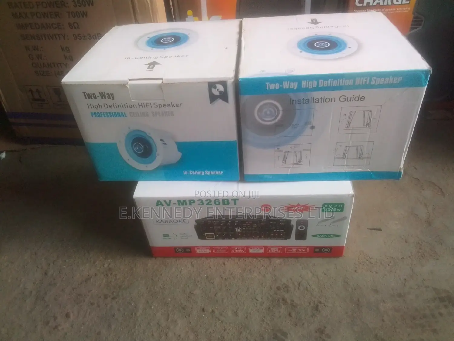 2way Bose Ceiling Speaker/Av-Mp326bt Amplifer