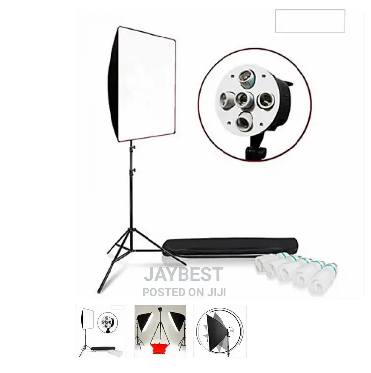 50 X 70CM 5BULBS - Photography Softbox Lighting Kits 50x70cm