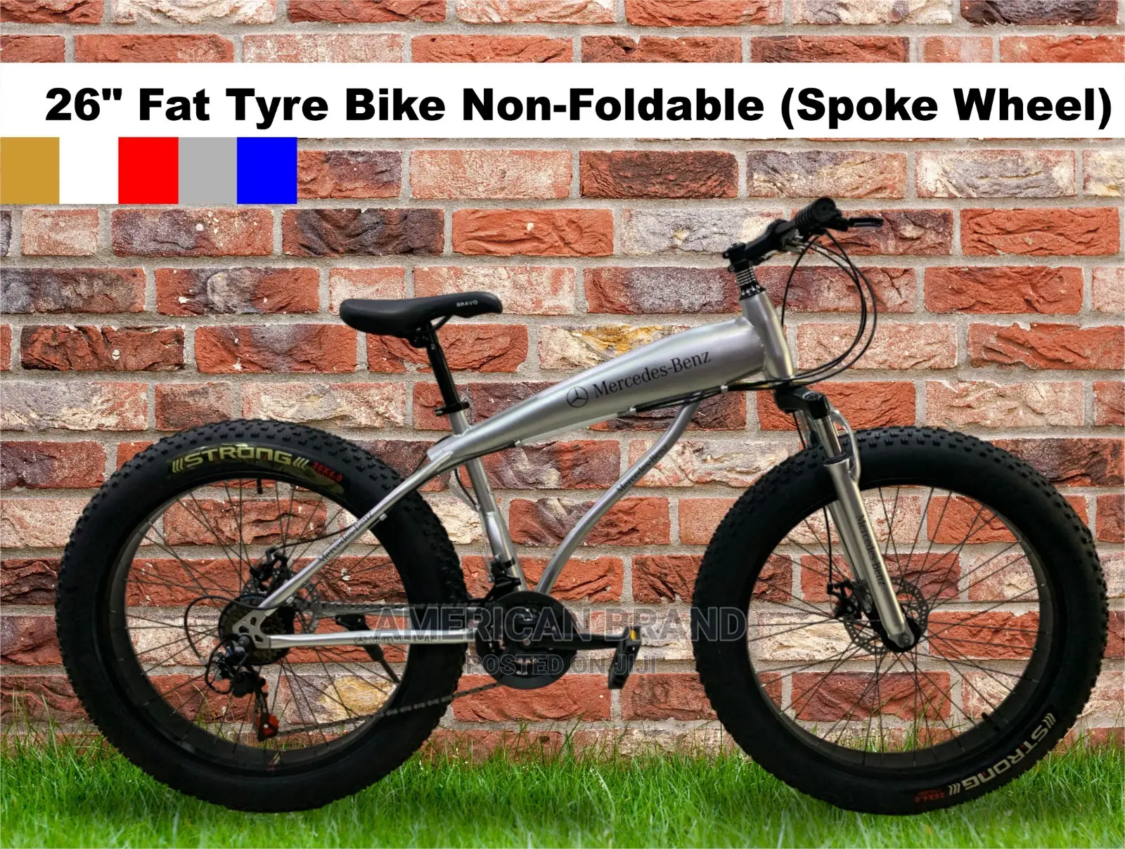 26" Fat Tyre Bike Non-Foldable (Spoke Wheel)