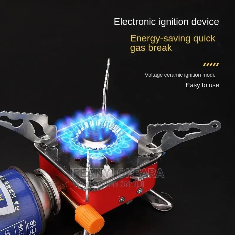 Portable Camp Gas Stove With Gas