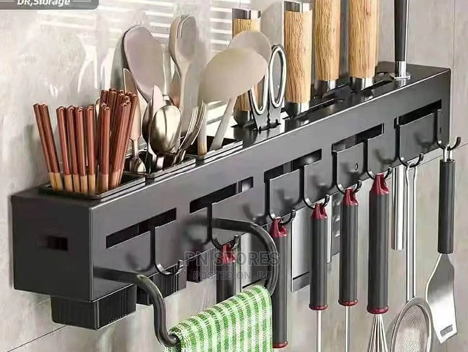 60cm Wall Mounted Knife Cutlery Holder