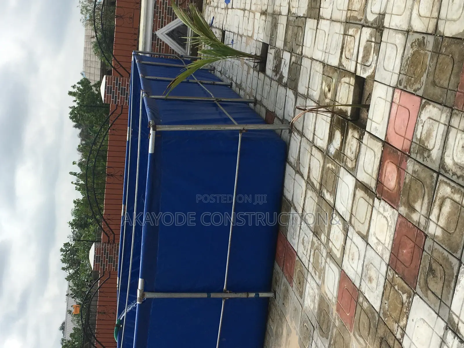 Korea Made Mobile Fish Pond Tarpaulin