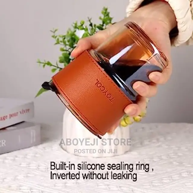 Glass Tumbler With Straw