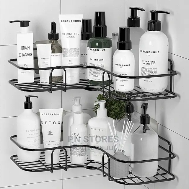 Stainless Steel Bathroom Corner Shelf Organizer Storage