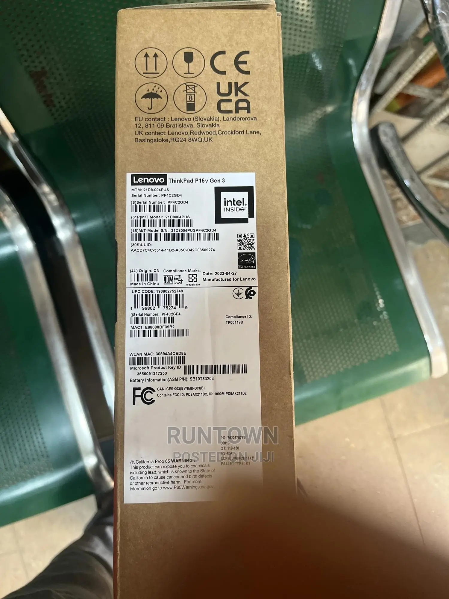 New Laptop Lenovo Thinkpad P15s 32GB Intel Core I9 SSD 1T
