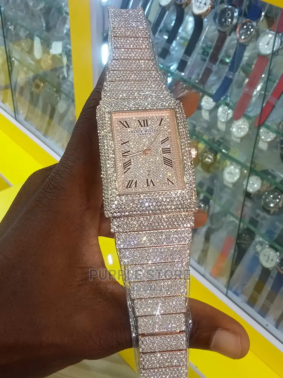 Franck Muller Full Iced Wristwatch