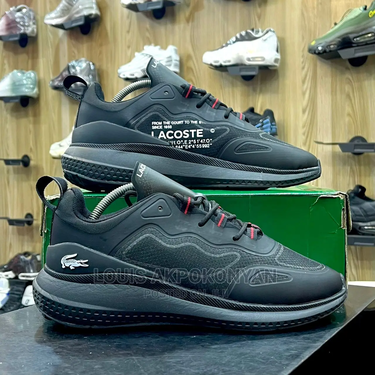 Lacoste Active Textile Bred Sneakers