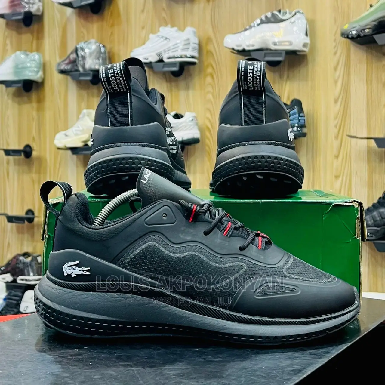Lacoste Active Textile Bred Sneakers