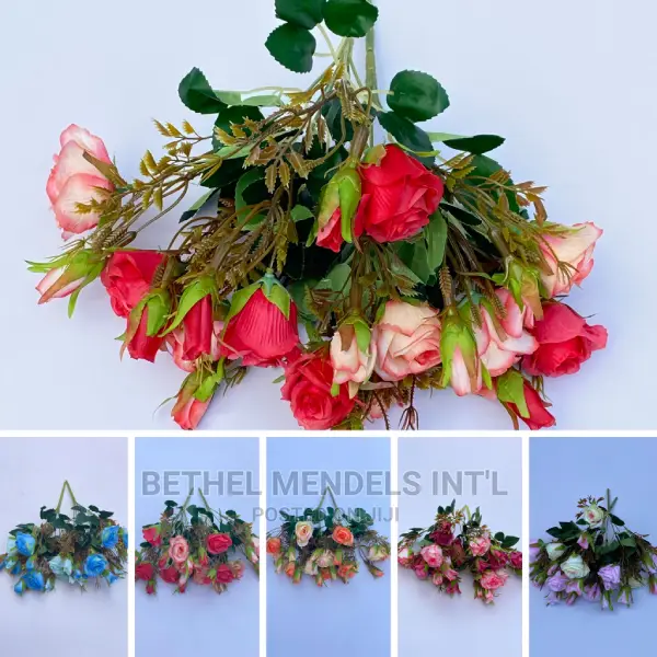 Artificial Scotch Rose Flowers Available for Bulk Purchases