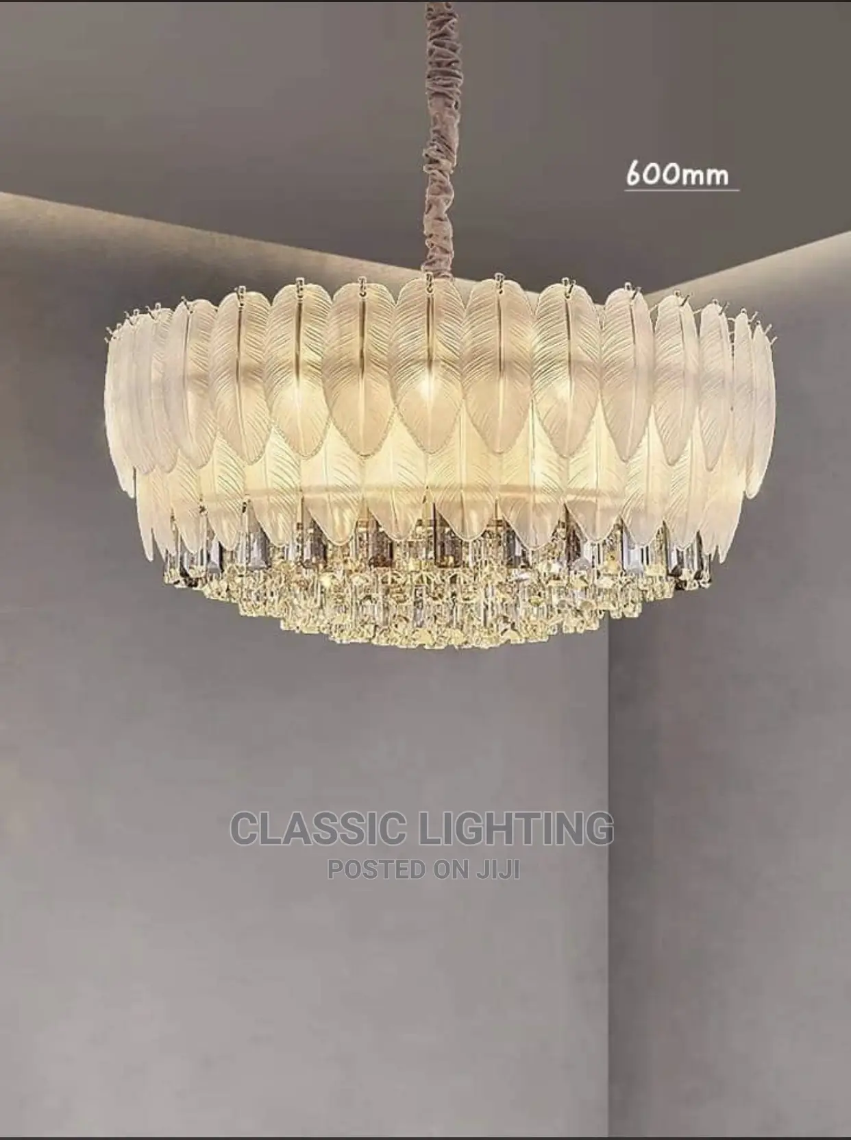 Modern Luxury Crystal Glass Chandelier for Living Room