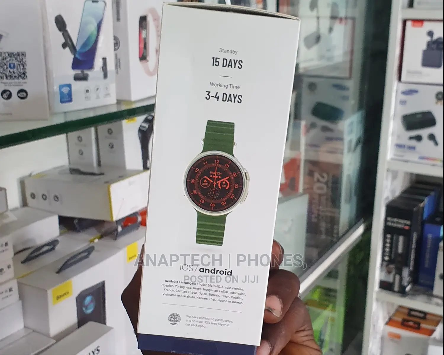 Porodo Ultra Evo Smartwatch Waterproof Touch Screen,