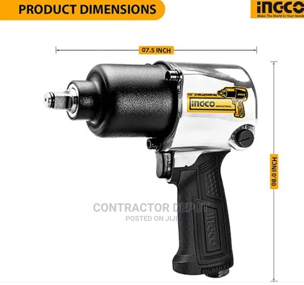 INGCO Air Impact Wrench 1/2" Drive (AIW12562)