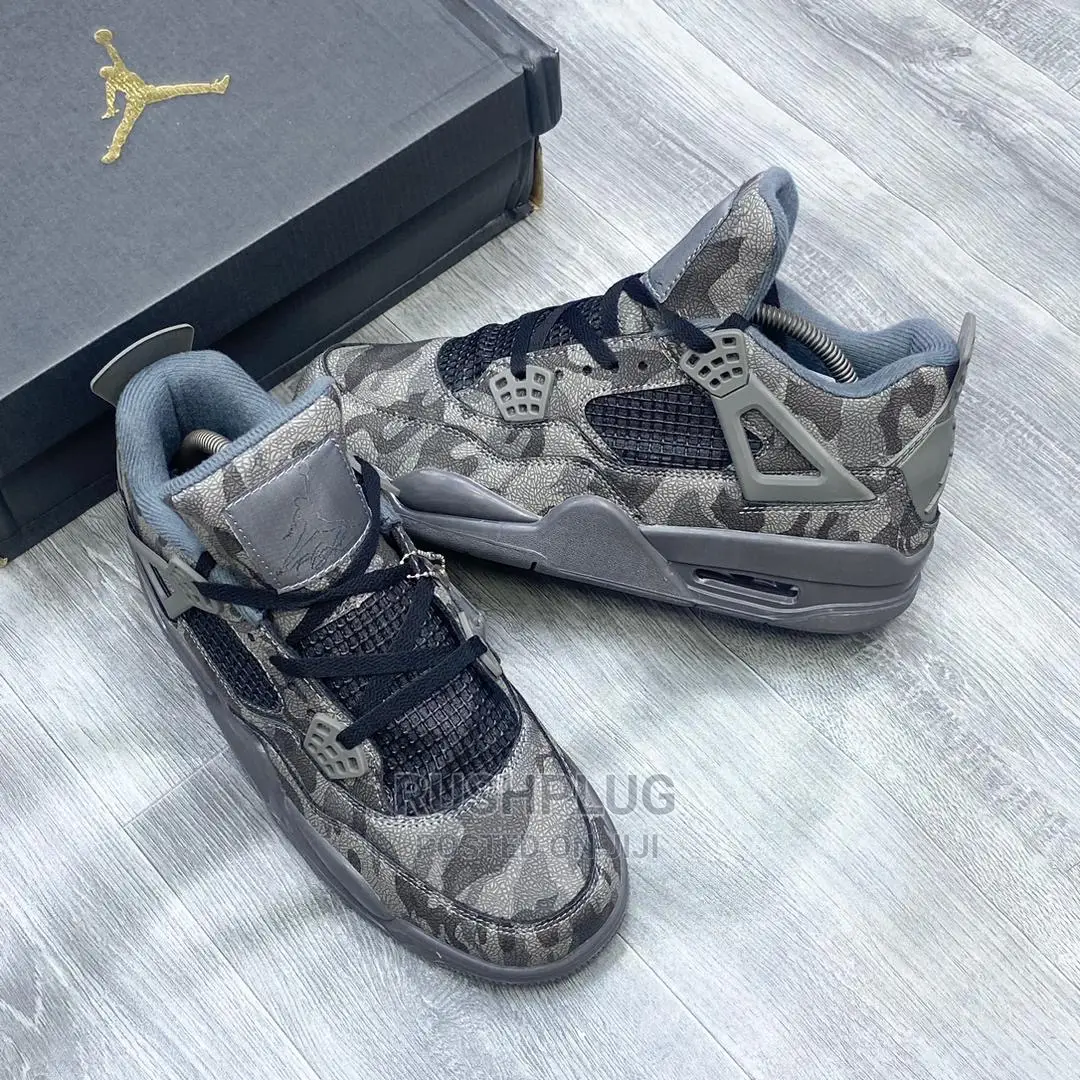 High Quality Air Jordan 4 Retro “ Camo “ Sneakers