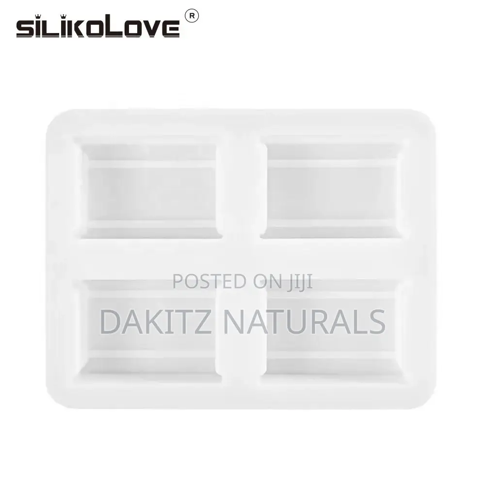 Soap Mold 4 Cavity Rectanglar Shape (250g Soap)