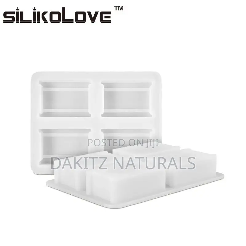 Soap Mold 4 Cavity Rectanglar Shape (250g Soap)