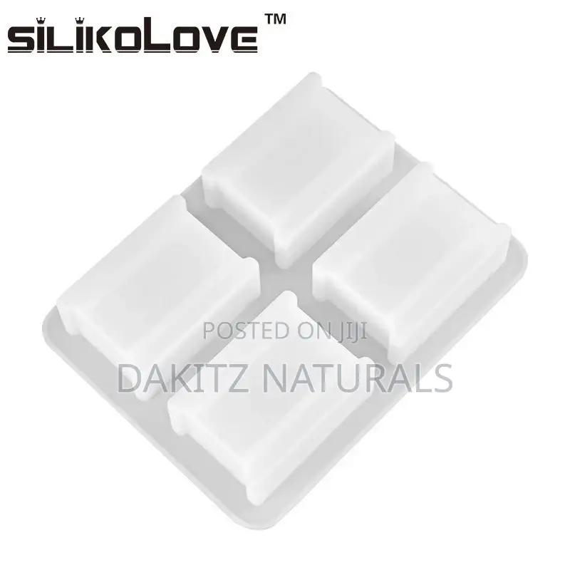 Soap Mold 4 Cavity Rectanglar Shape (250g Soap)