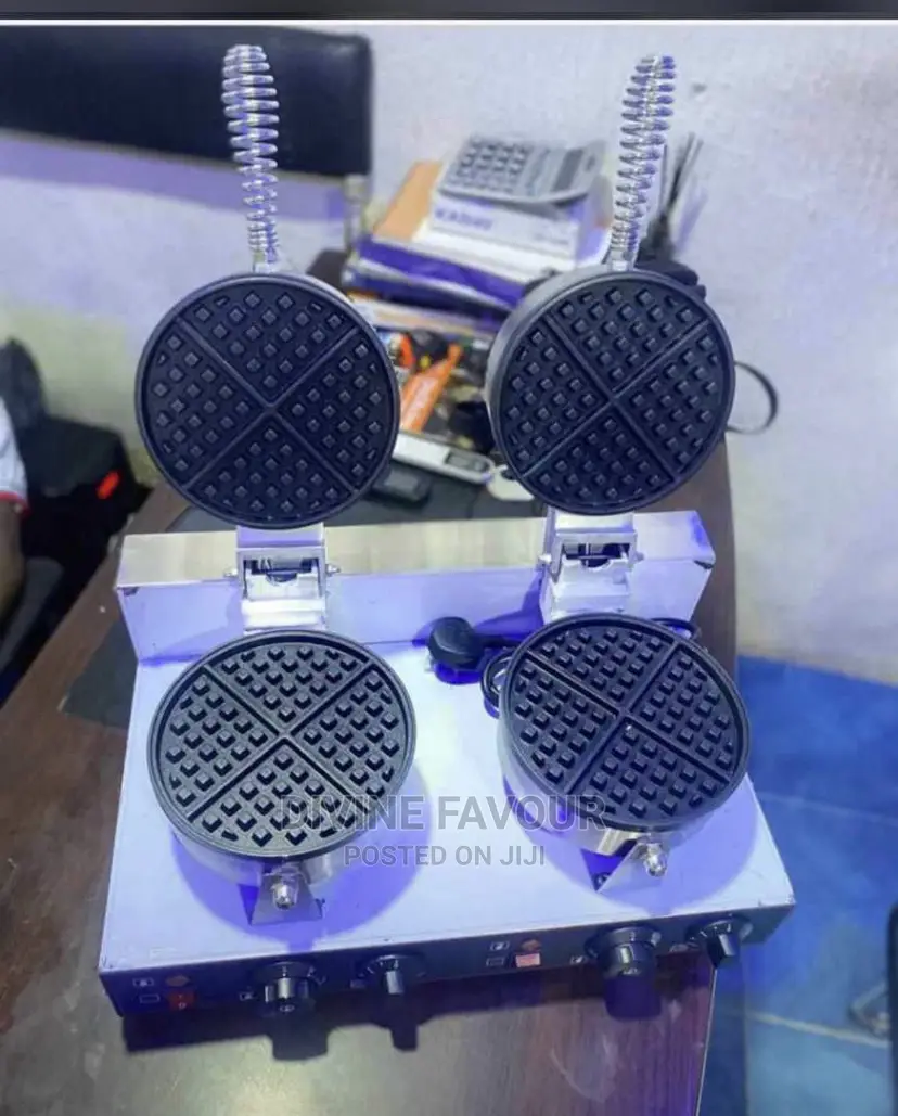 Double Plate Waffle Maker Machine