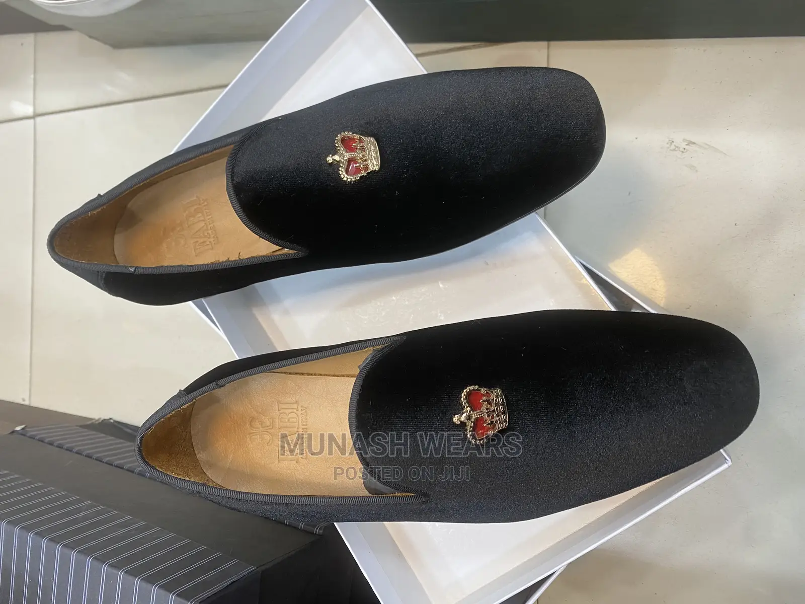 Italian Velvet Fabi Shoe
