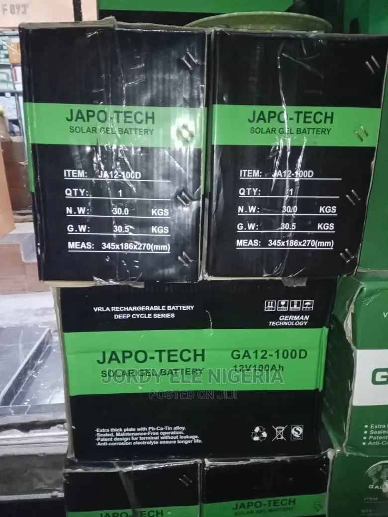 Japo-tech Inverter/Solar Battery 12v-100a