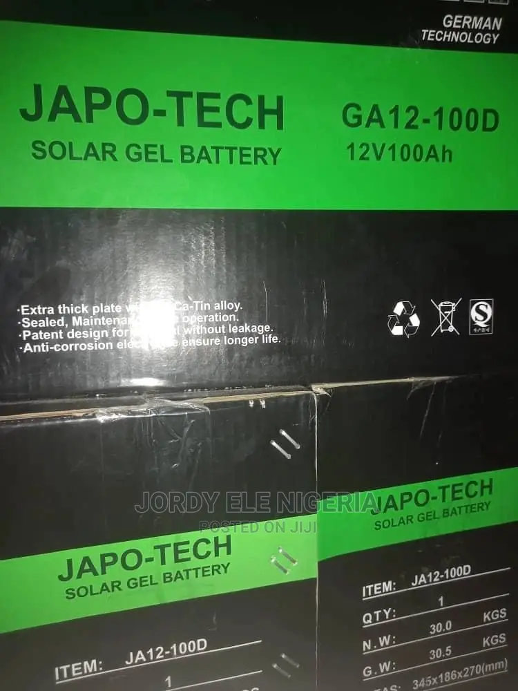Japo-tech Inverter/Solar Battery 12v-100a