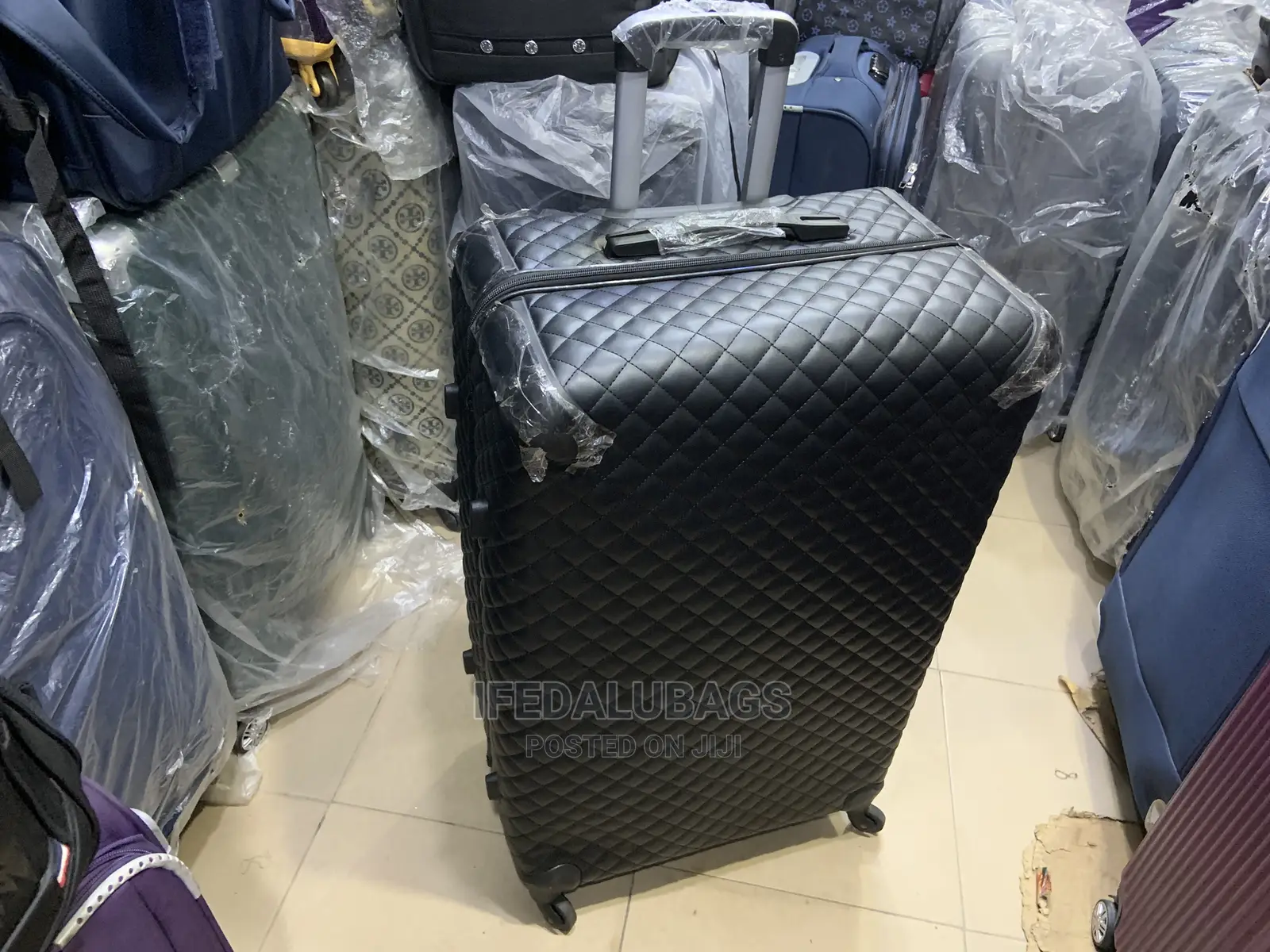 Big Size Quality Leather Traveling Luggage