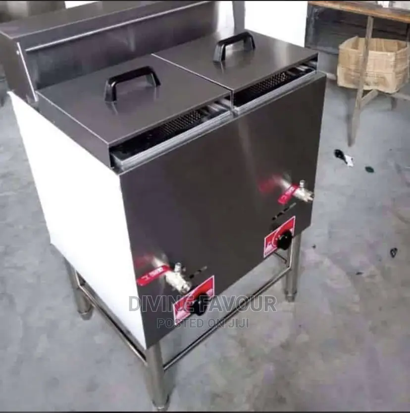 Standing Deep Fryer Double Basket