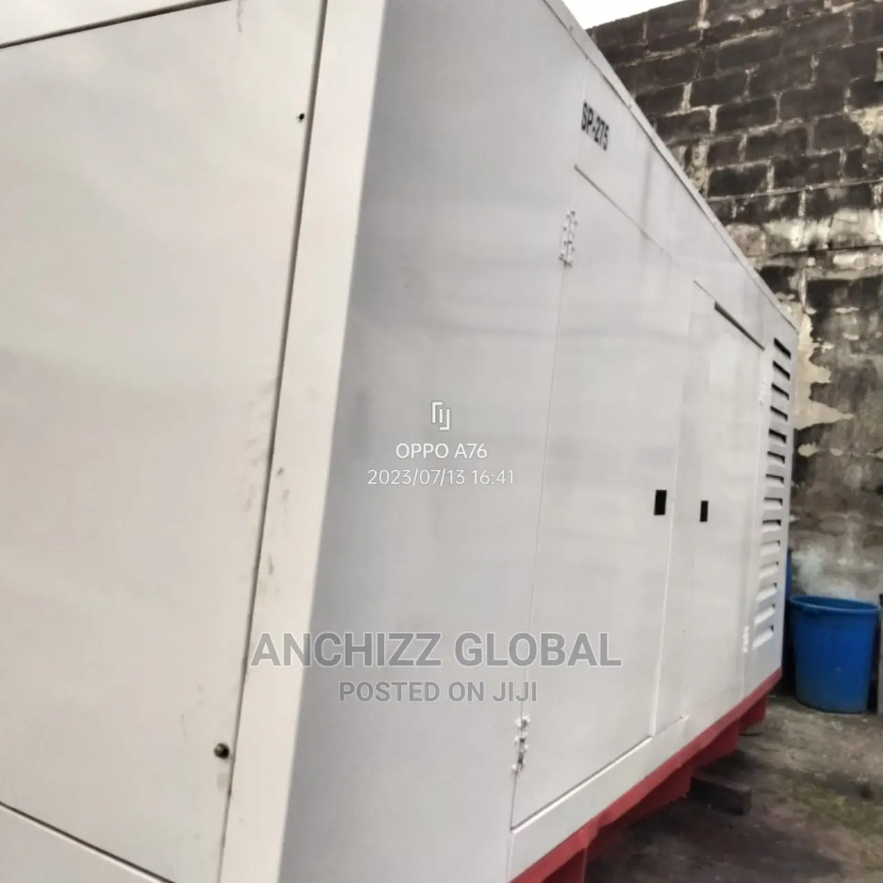 275kva Soundproof Perkins Generator With Stamford Alternator