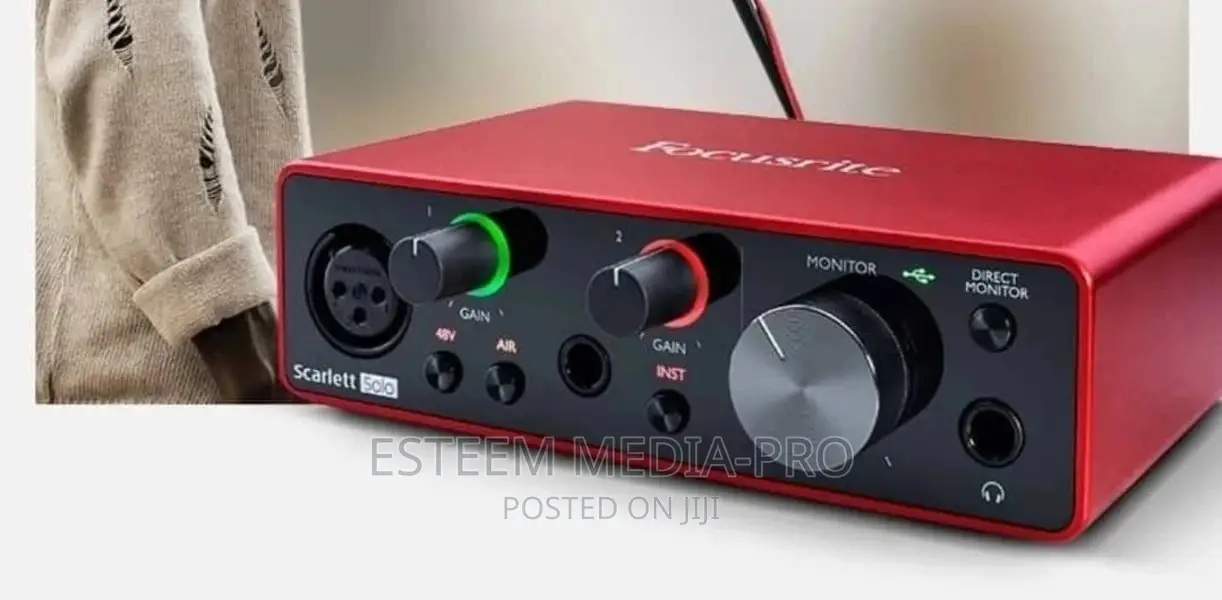 SOLO Focusrite Scarlett 3rd Gen USB Audio Interface