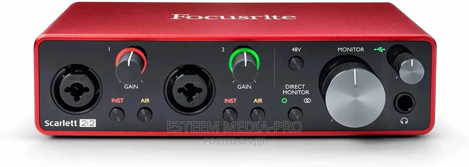 Focusrite Scarlett 2i2 3rd Gen Usb Audio Interface for Recor